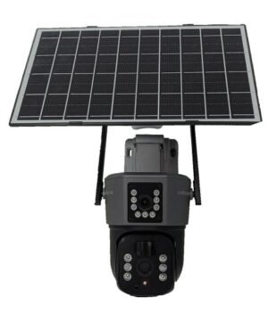 HIXECURE 3MP + 3MP 4G Solar PT Camera HX-SD30T30L3-SLR-4G