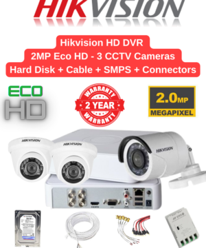 Hikvision 2MP Eco 3 Camera Combo