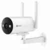 EZVIZ H5 4G bullet camera with two antennas and mounting bracket — cleaned manufacturer-based illustration