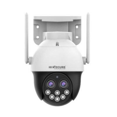 HIXECURE 4MP 4G Smart Dual Lens CCTV Camera 10x PTZ HX-SDL41L3-4G