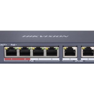 Hikvision 10/100 Poe Switch 4port 2port Up 35w DS-3E0106P-E/M
