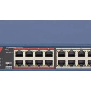 Hikvision 10/100  Poe Switch 16port 1port Rj45 1port Sfp Gigabit Up 130w DS-3E0318P-E/M