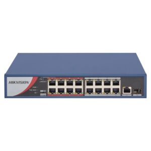 Hikvision Hikvision 10/100 Poe Switch 16port 1port Rj45 1port Sfp Gigabit Up 130w DS-3E0318P-E/M