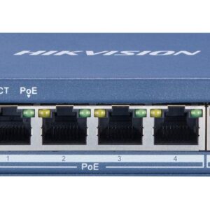 Hikvision Full Poe Switch Gigabit 4port 1port Up 35w DS-3E0505P-E/M