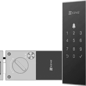 EZVIZ CS-DLO3-R100-WP-GR DL03 Smart Rim Lock | Wi-Fi | Multiple Unlock Ways | 2 Years Warranty