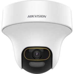 Hikvision DS-2CE70DF3T-PTS 2MP ColorVu Two-Way Audio PT Turret | Smart Hybrid Light | Pan-Tilt | 2 Years Warranty
