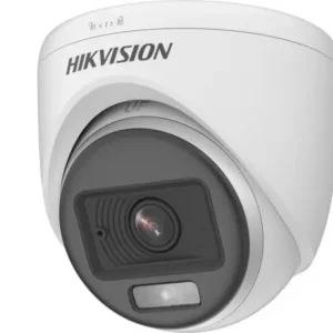 Hikvision DS-2CE70KF0T-PFS 5MP ColorVu Turret Camera | 24/7 Color | Built-in Mic | 30m IR | 2 Years Warranty