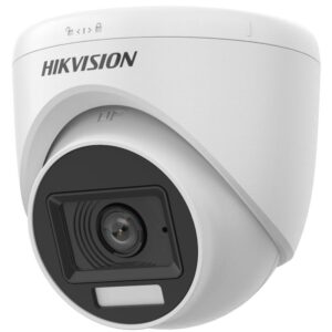 Hikvision DS-2CE76G0T-LPFS 2K Smart Hybrid Light Audio Fixed Turret Camera | Built-in Mic | 30m IR | 2 Years Warranty