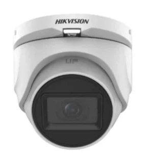 Hikvision DS-2CE76H0T-ITMFS 5MP Audio Metal Turret Camera | Built-in Mic | 30m IR | IP67 | 2 Years Warranty