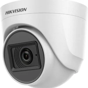 Hikvision DS-2CE76H0T-ITPFS 5MP Audio Turret Camera | Built-in Mic | 20m IR | 2 Years Warranty