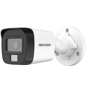 Hikvision DS-2CE16D0T-LPFS 2MP Smart Hybrid Light Audio Fixed Mini Bullet Camera | Built-in Mic | 25m IR | 2 Years Warranty
