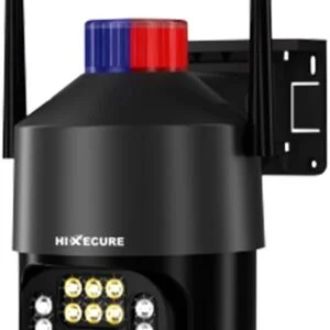 HIXECURE 3MP 4G/5G & WiFi PTZ Camera | 2-in-1 Connectivity | Human Tracking | Color Night Vision