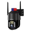 HIXECURE HIXECURE 3MP 4G/5G & WiFi PTZ Camera | 2-in-1 Connectivity | Human Tracking | Color Night Vision