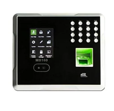 eSSL MB160 Biometric Attendance & Access Control | 1,500 faces, 2,000 fingerprints and 2,000 cards | TCP/IP and USB Host | 2 Year Warranty | MB160+ID
