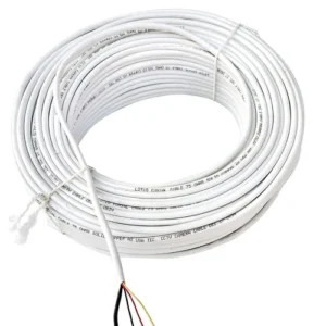 Prama 3+1 CCTV Coaxial Cable | 90 Meter Roll | Analog HD | PT-CMR59P-090-B