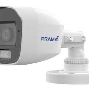Prama 5MP Full-Color Audio Bullet Camera | Plastic Body | PT-HTH11F0E-WPF(M)