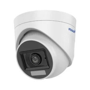 Prama 5MP Full-Color Audio Turret Camera | PT-HTH70F0E-WF(M)