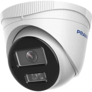Prama 4MP AI Audio Turret IP Camera | IK10 Vandal-Proof | PT-NC143D3-N(D2)