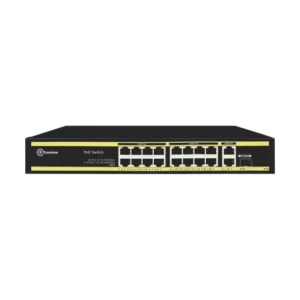 Trueview Full Gigabit PoE Switch 16G+2G+1SFP | 300W Budget | 2 Years Warranty