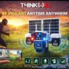 Thinkwill 5MP 4G Solar 4-Lens PTZ Camera | Remote Viewing | THINKWILL-SOLAR-5MP-4LENS