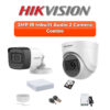 Hikvision 2-Camera 2MP Audio Turbo HD Security Kit | Built-in Mic | 500GB HDD | Customizable
