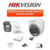 Hikvision 2-Camera 2MP ColorVu Audio Security Kit | 24/7 Color | 500GB HDD | Customizable