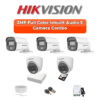 Hikvision 5-Camera 2MP ColorVu Audio Security Kit | 8-CH DVR | 500GB HDD | Customizable