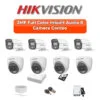 Hikvision 8-Camera 2MP ColorVu Audio Security Kit | Full 8-CH Coverage | 1TB HDD | Customizable