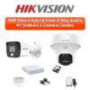 Hikvision 2-Camera 2MP Two-Way Audio Security Kit | Pan-Tilt | Smart Hybrid | 500GB HDD