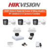 Hikvision 5-Camera 2MP Two-Way Audio Security Kit | 8-CH DVR | 500GB HDD | Customizable