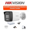 Hikvision 1-Camera 3K 5MP ColorVu Audio Security Kit | 24/7 Color | 500GB HDD | Customizable