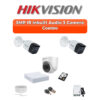 Hikvision 3-Camera 5MP Audio Turbo HD Security Kit | Built-in Mic | 500GB HDD | Customizable