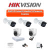 Hikvision 5-Camera 5MP Audio Turbo HD Security Kit | 8-CH DVR | 500GB HDD | Customizable