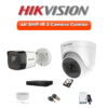 Hikvision 2-Camera 4K 8MP Turbo HD Security Kit | AcuSense DVR | 500GB HDD | Customizable