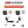 Hikvision 4-Camera 4K 8MP Turbo HD Security Kit | AcuSense DVR | 500GB HDD | Customizable