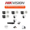 Hikvision 7-Camera 4K 8MP Turbo HD Security Kit | 8-CH DVR | 1TB HDD | Customizable