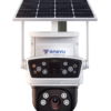Onevu Onevu 3MP 4G Linkage Solar PTZ Camera | 10x Optical Zoom | Color Night Vision