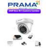 PRAMA Prama 1-Camera 2MP 1080p Analog CCTV Combo Kit | Made in India Security System