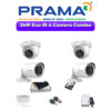 PRAMA Prama 4-Camera 2MP 1080p Analog CCTV Combo Kit | Made in India Security System
