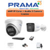 PRAMA Prama 4MP Smart Dual Light 2-Camera IP Combo Kit | 2 Cameras | Built-in Mic | Color Night Vision | 4-Channel NVR | AI Detection | PT-NC140D3-WNM(D2)-2-COMBO