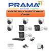 PRAMA Prama 4MP Smart Dual Light 7-Camera IP Combo Kit | 7 Cameras | Built-in Mic | Color Night Vision | 8-Channel NVR | AI Detection | PT-NC140D3-WNM(D2)-7-COMBO