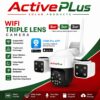 ActivePlus ActivePlus 3MP+3MP+3MP WiFi Triple Lens PTZ Security Camera | Triple Coverage | Color Night Vision | V380 Pro App | AP-WIFI-TL-3MP