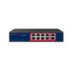 CP Plus 8-Port Full Gigabit AI PoE Switch + 2 Uplinks | 120W | 60W bt Ports | AI Watchdog | 2 Year Warranty | CP-ANW-GPU8G2-N12