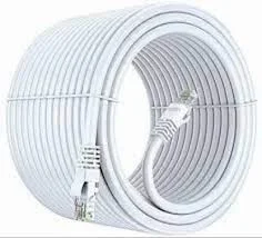 CP Plus CAT6 Full Copper Double Jacket Cable 100M | Solid Bare Copper | 250MHz | Outdoor PoE | CP-EST-6TGD23-100