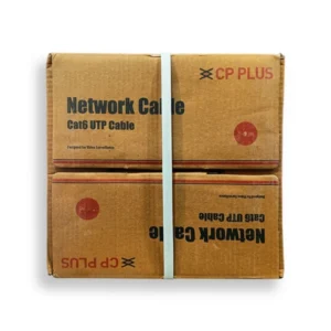 CP Plus CAT6 Cable 305M Box | Solid Full Copper | 4 Pair UTP | FR-PVC | CP-EUT-6TGL23-305