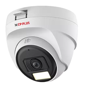 CP Plus 5MP HD Dome Camera with Mic | 30m Smart IR | Audio over Coax | 2 Year Warranty | CP-URC-DC51PL3C