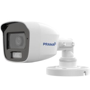 Prama 5MP 3K Full Colour Metal Bullet | RanginView | 24/7 Colour White Light 20M | Built-in Mic | Metal IP66 | 4-in-1 | 2 Year Warranty | PT-HTH11F0E-TF(M)