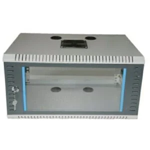 4U 350mm Wall Mount Network Rack | For CCTV DVR/NVR & PoE Switch | Lockable Powder-Coated Steel | RACK-4U-350D