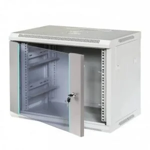 9U Wall Mount Network Rack | For CCTV DVR/NVR, PoE Switch, Patch Panel & UPS | Lockable Steel | RACK-9U-WALL