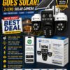 EYE-LINK EYE-LINK 3-Lens Solar Security Camera | 360° Full View | 100% Wire-Free | WiFi & 4G | Full-Color Night Vision | VSeeWorld App | 2 Year Warranty